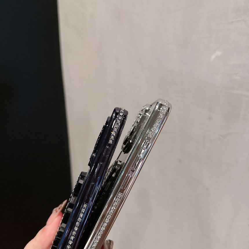 Phone Butterfly Embellished Case Stand