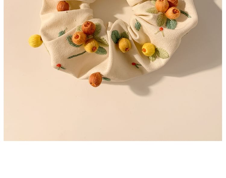 Floral Scrunchie