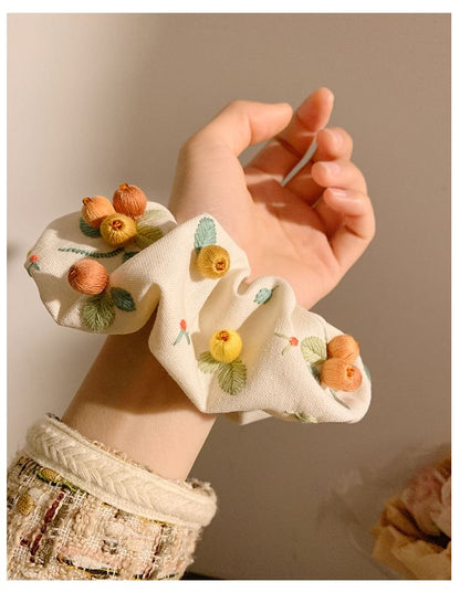 Floral Scrunchie