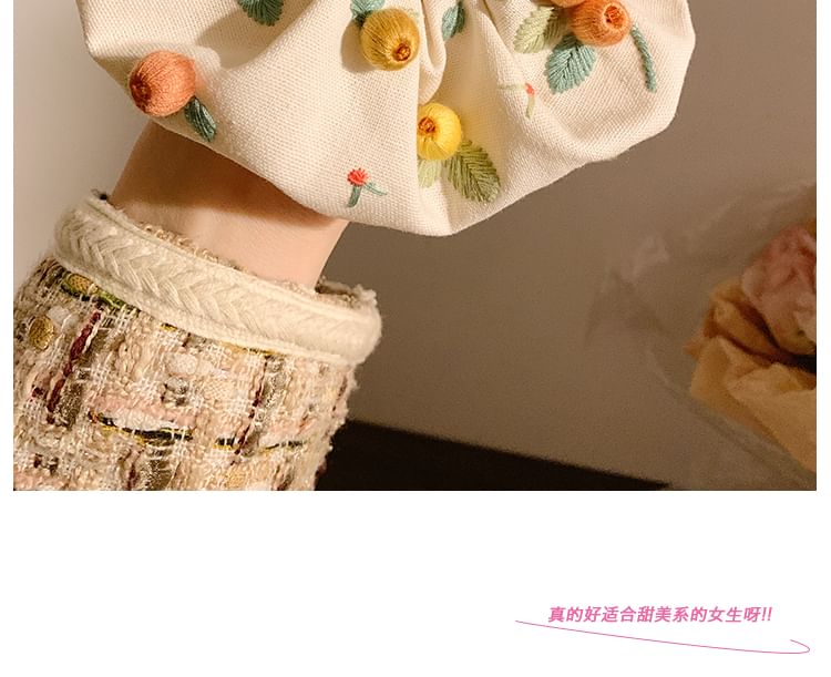 Floral Scrunchie