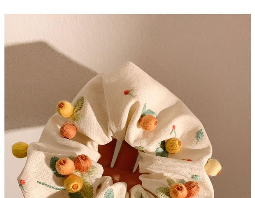 Floral Scrunchie