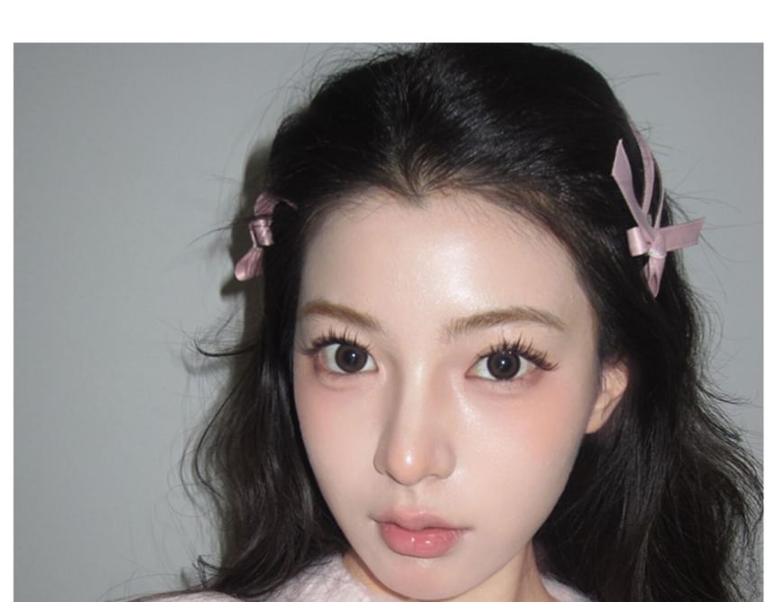 ヘアクリップセット リボン