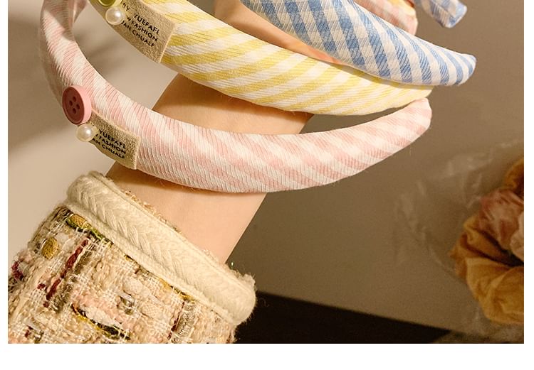 Striped Thick Headband