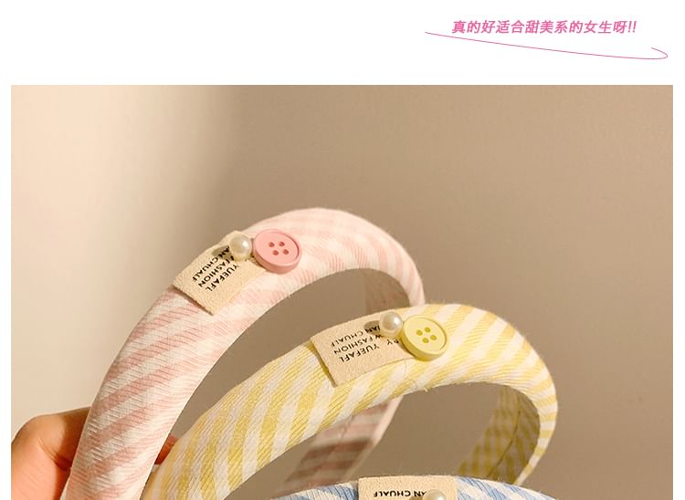 Striped Thick Headband