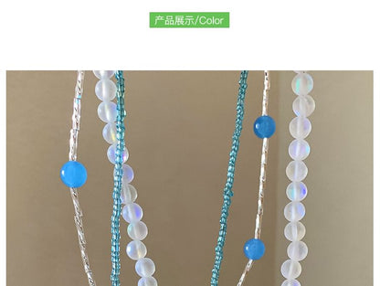 ビーズネックレス