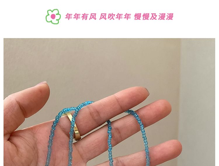 ビーズネックレス