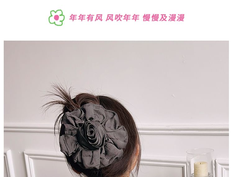 Floral Hair Clamp
