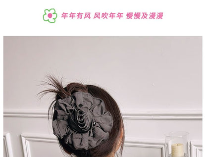 Floral Hair Clamp