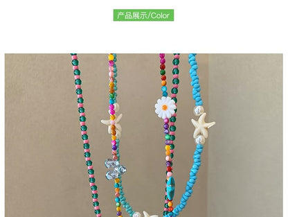 ビーズネックレス