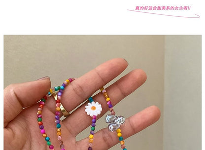 ビーズネックレス