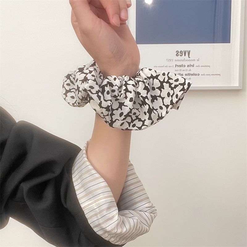 Scrunchie Print Floral
