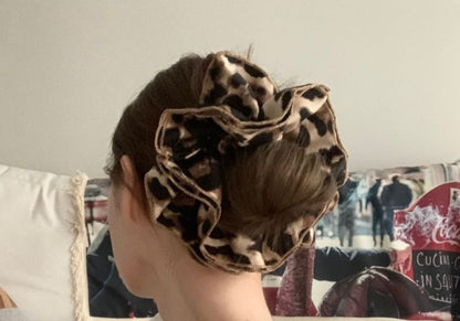 Scrunchie Print Leopard