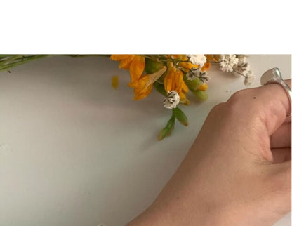 スターリングシルバービーズパールブレスレット フェイク925