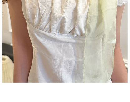 Applique Mesh Butterfly Scarf