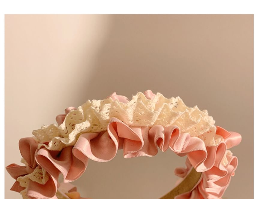 Headband Ruffle Bow
