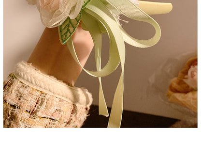 Headband Floral Ruffle