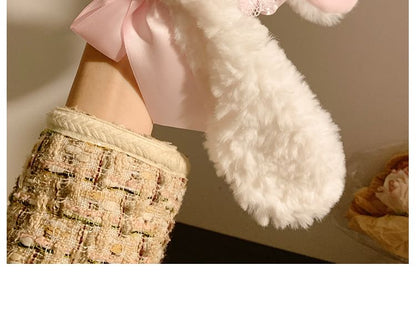 Ear Headband Bow Ruffle Bunny