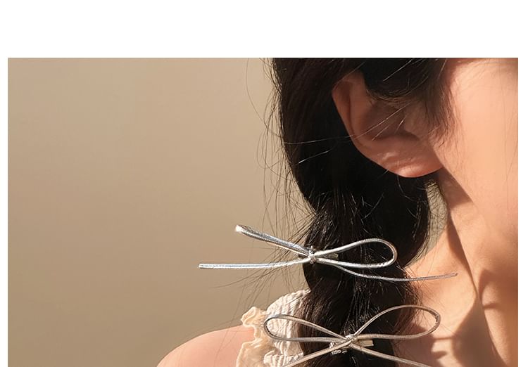 クリップヘアセット メタリックリボン