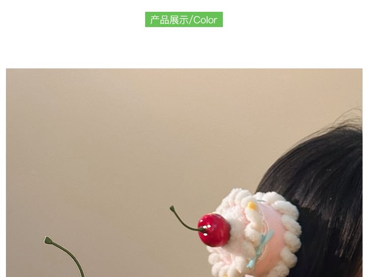 Cherry Hair Clip Cake