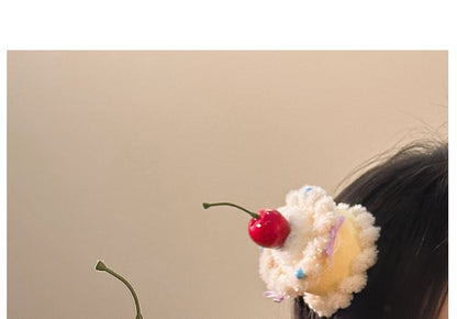 Cherry Hair Clip Cake