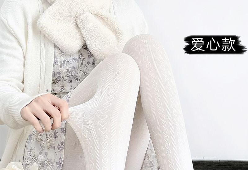 Gemusterte Strumpfhosen