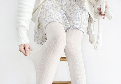 Gemusterte Strumpfhosen