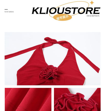 Sleeveless Floral Cutout Mesh Panel Maxi Bodycon Dress