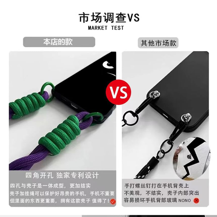 セットストラップ/漫画ストラップ電話ケースアイ