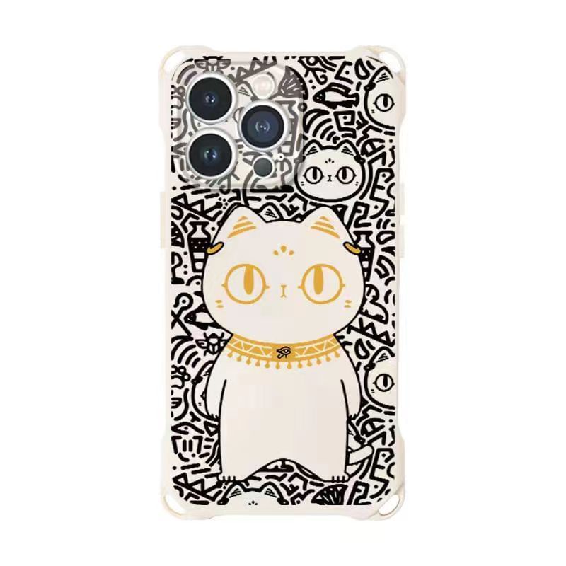 Cat Phone Case and Strap and Lanyard Options - Compatible with iPhone