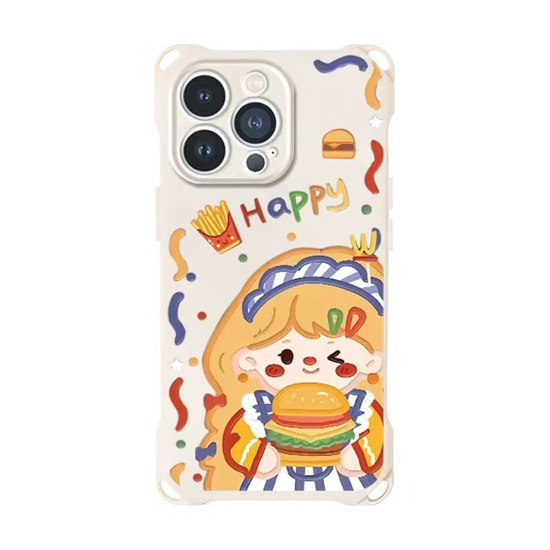 Case Strap Girl / Set Lanyard Phone Burger