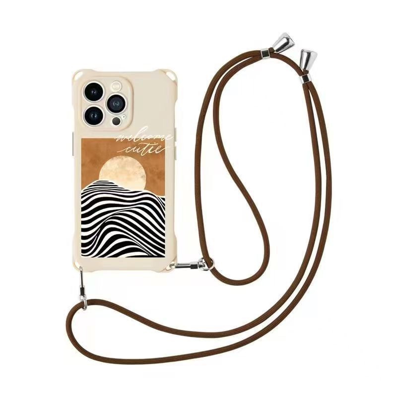 / ストラップセット スマホケース サンライズ