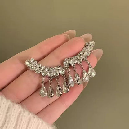 Climber Strass CZ Ohrring