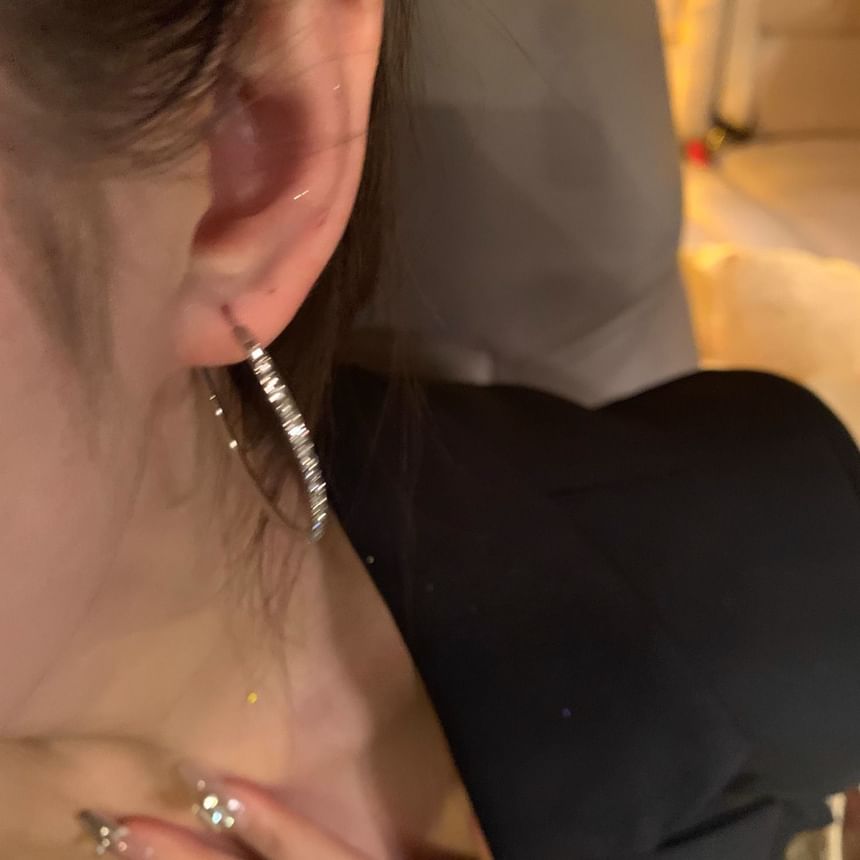 Creolen mit Strasssteinen