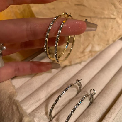 Creolen mit Strasssteinen