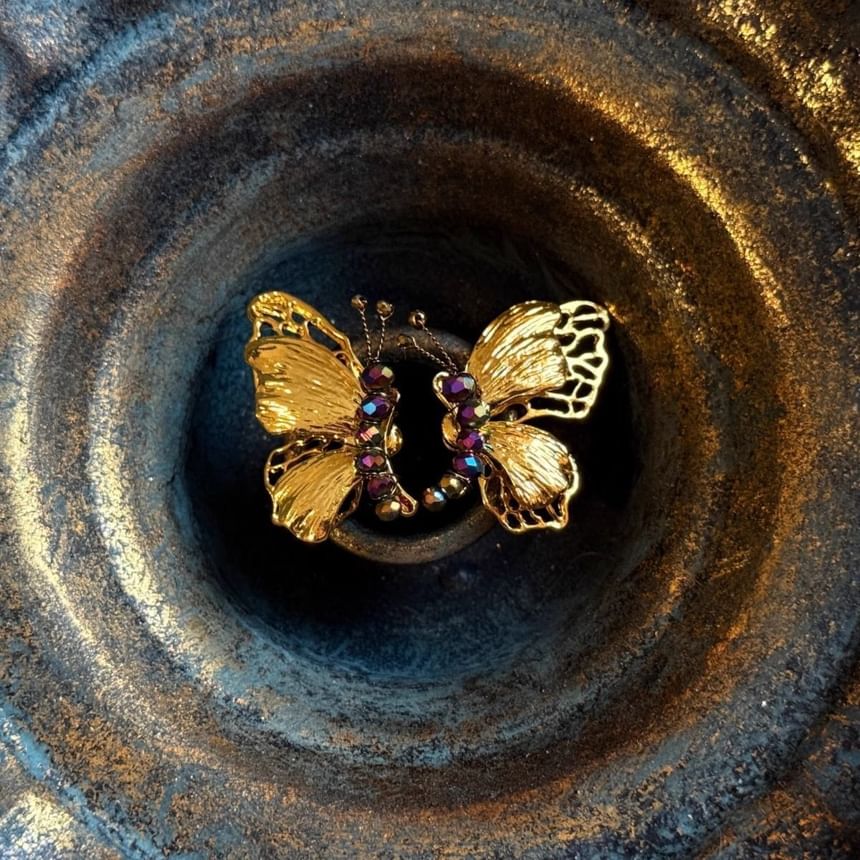 Ohrring Schmetterling Tropfen