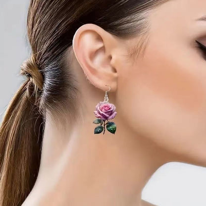 Dangle Earring Flower