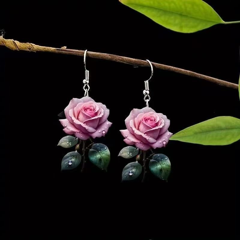 Dangle Earring Flower