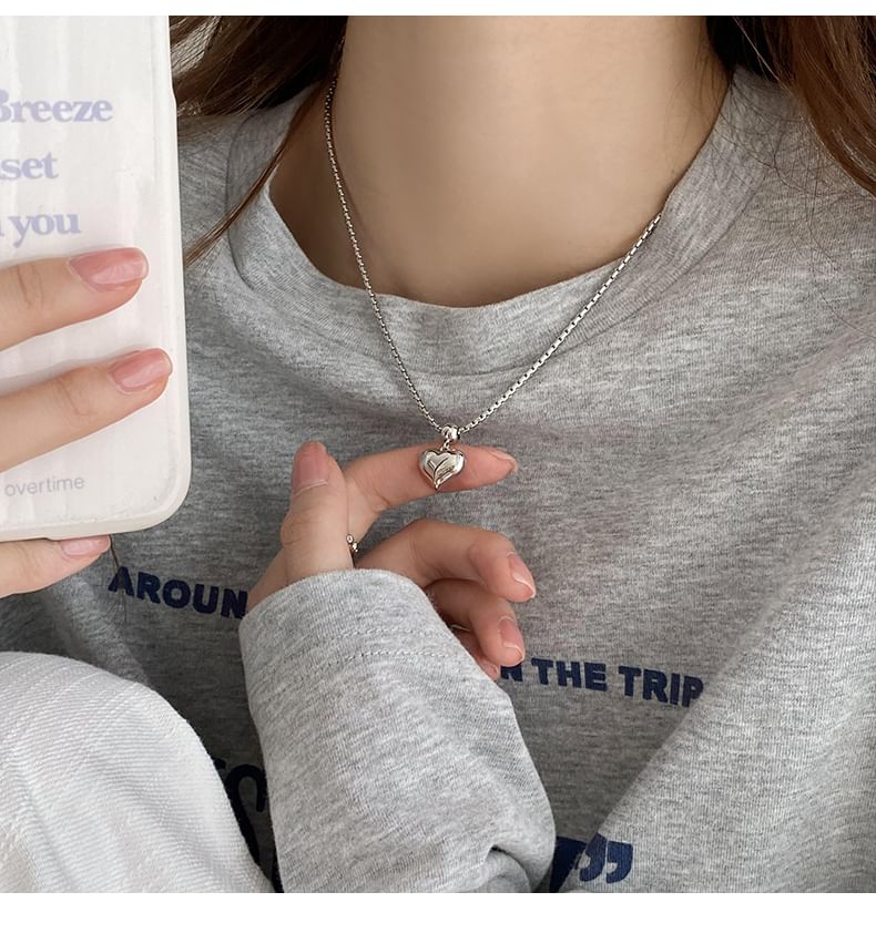 Alloy Pendant Heart Necklace