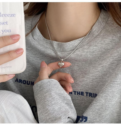 Alloy Pendant Heart Necklace