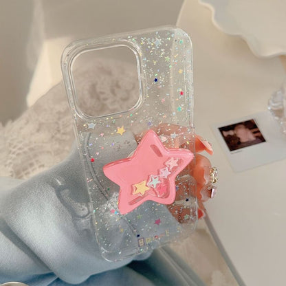 Case Phone Glitter Star