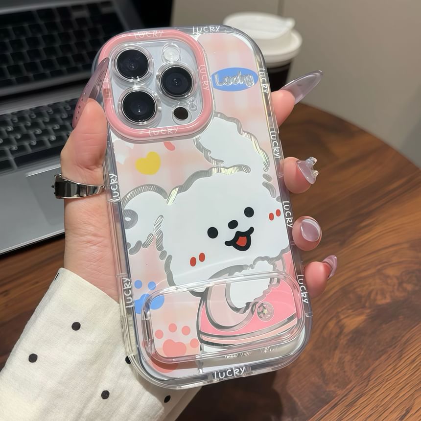 Stand Case with Phone Dog