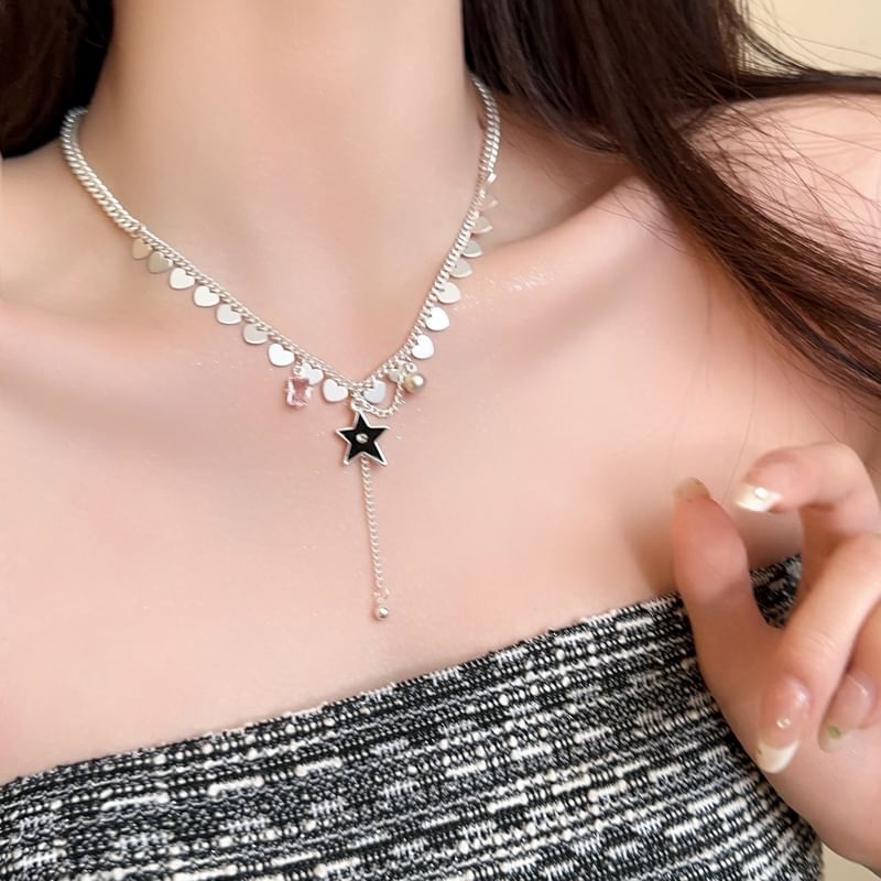 Necklace Star Pendant Lariat