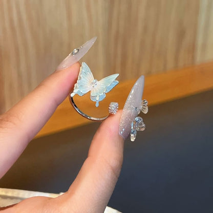 Offener Ring Schmetterling