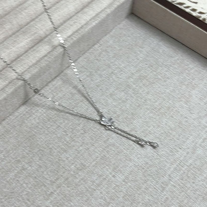 ネックレス ラリアット バタフライ