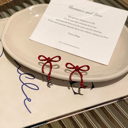 925 Ohrstecker Schleife Silber Ohrring Sterling