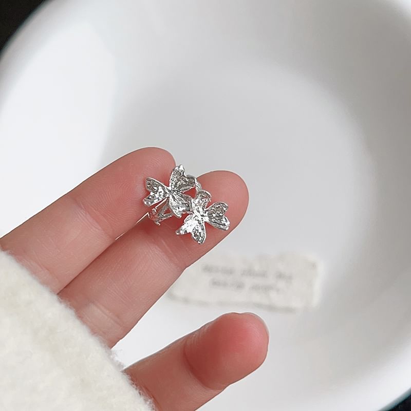 Leaf Rhinestone Cuff Ear
