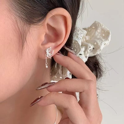 Butterfly Earring Drop Alloy