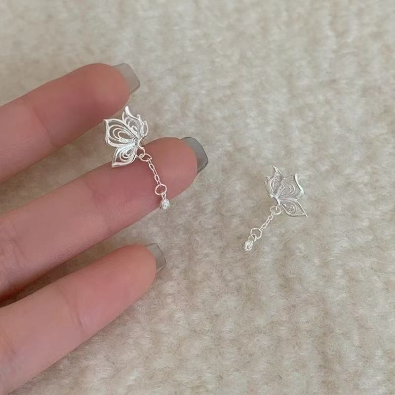 Butterfly Earring Drop Alloy