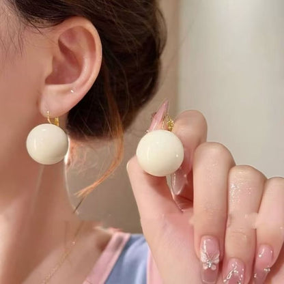 Legierung Ohrring Tropfen Perle