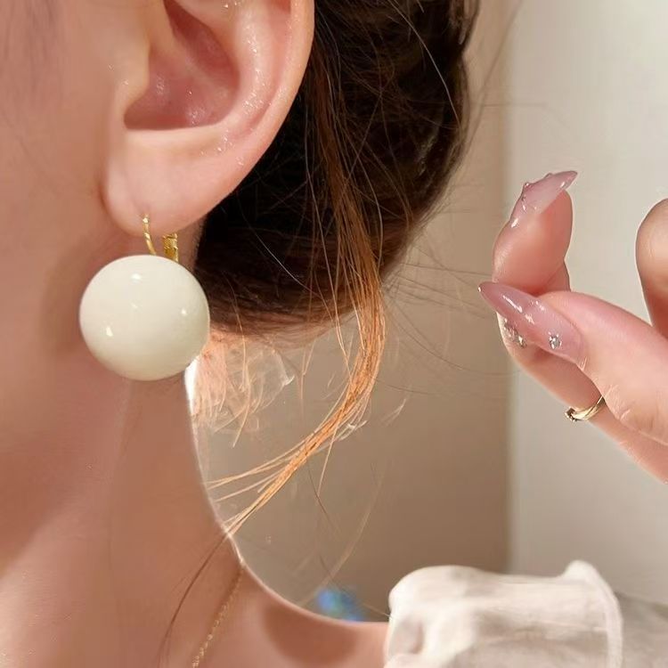 Legierung Ohrring Tropfen Perle